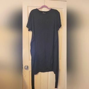 Black tulip dress